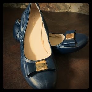 Cole Haan Tali ballet flats navy size 8